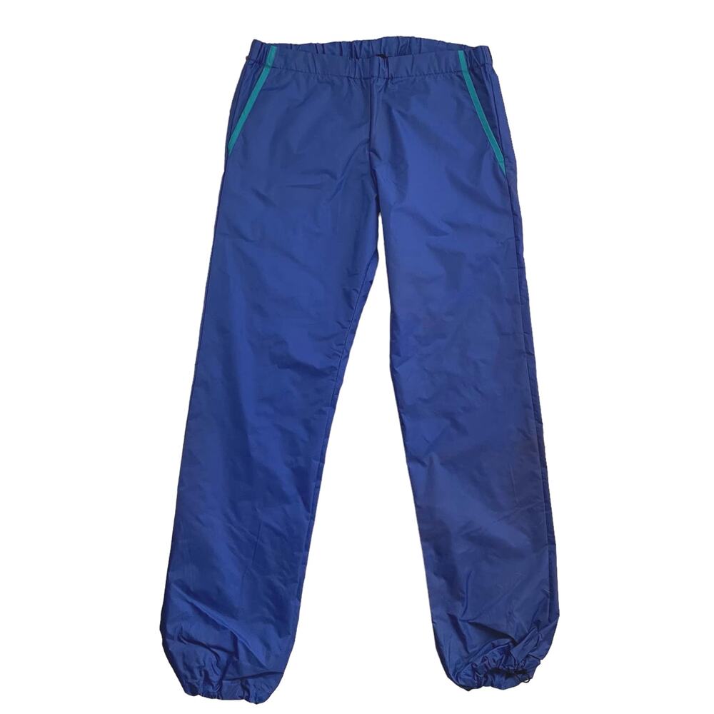 Sierra Designs Vintage Blue Nylon Windbreaker Pants Men’s Size Small
